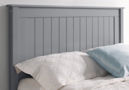 Limelight Taurus High Foot End Wooden Bed Frame-Double-Grey - thumbnail 3