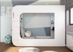 Trasman Loft Pod Single Gaming High Sleeper Bed with Desk and Sofa - thumbnail 3