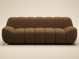SOLACE+CO Macy Large 3 Seater Sofa Chenille Brown - thumbnail 4