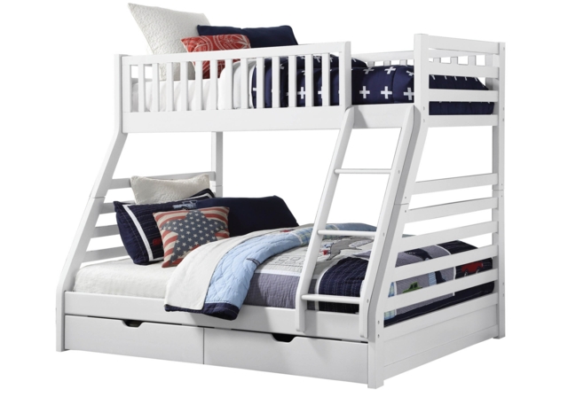 Sweet Dreams States Triple Bunk Bed-White - image 1