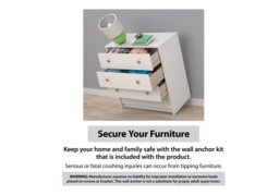 Novogratz Cache Single Metal Locker Storage Cabinet-Blue - thumbnail 4