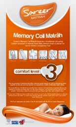 Sareer Memory Coil Mattress -Double - thumbnail 4