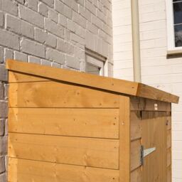 Rowlinson Midi Wooden Garden Storage in Honey Brown - thumbnail 3