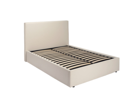 LPD Wilder Gas Lift Ottoman Storage Bed Antique White Double - thumbnail 4