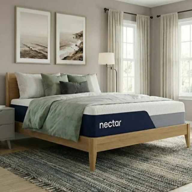 Nectar Classic Hybrid Memory Foam Mattress with Pocket Springs-Small Double - image 1