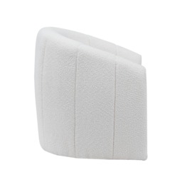Flair Nolia Boucle Accent Chair White - thumbnail 5