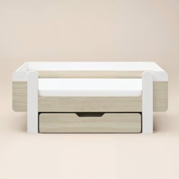 Flair Alfie Wooden Toddler Bed White & Oak - thumbnail 5
