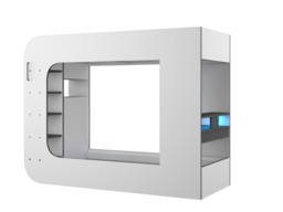 Trasman High Sleeper Loft Gaming Bed with Desk and Wardrobe - thumbnail 5