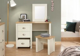 GFW Lancaster Dressing Table Set -Grey - thumbnail 3