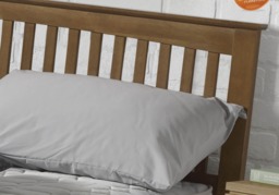 Sareer Sandhurst Wooden Bed Frame -Oak-Single - thumbnail 2