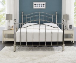 Limelight Callisto Chrome Bed Frame-Double - thumbnail 2