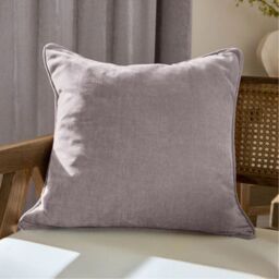 Yard Heavy Chenille 50 x 50cm Polyester Cushion -Mauve