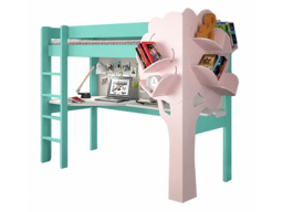 Mathy By Bols Dominique High Sleeper Bed with Desk & Bookcase - thumbnail 6