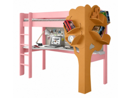 Mathy By Bols Dominique High Sleeper Bed with Desk & Bookcase - thumbnail 4