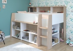 Parisot Lucas Mid Sleeper with Pull Out Desk and Storage - thumbnail 2