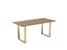 LPD Antibes Russet Dining Table With Carlo Taupe Arms with 4 Chairs - thumbnail 2