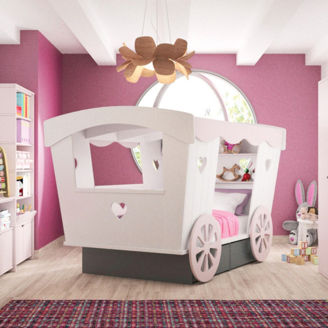 Mathy by Bols Carriage Bed with Storage Drawers - image 1