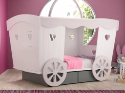 Mathy by Bols Carriage Bed with Storage Drawers - thumbnail 3