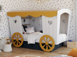 Mathy by Bols Carriage Bed with Storage Drawers - thumbnail 2