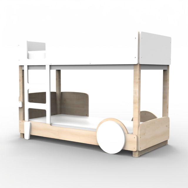 Mathy By Bols Discovery 1 Bunk Bed-White - image 1