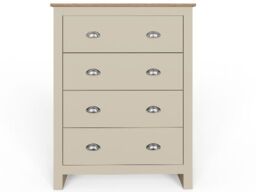 GFW Lancaster 4 Piece Bedroom Set-Cream - thumbnail 6