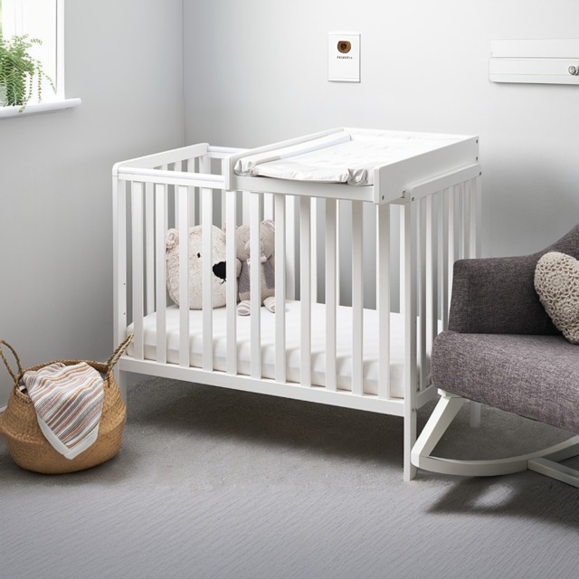 Obaby Bantam Space Saver Cot & Cot Top Changer - image 1