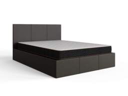 GFW End Lift Ottoman Storage Bed-Double-Grey Fabric - thumbnail 5