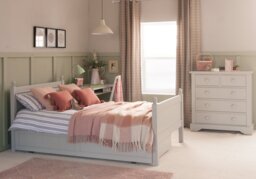 Little Folks Furniture Fargo Small Double Bed and Trundle-Painswick Blue - thumbnail 6