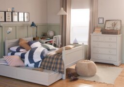Little Folks Furniture Fargo Small Double Bed and Trundle-Painswick Blue - thumbnail 7