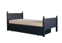 Little Folks Furniture Fargo Small Double Bed and Trundle-Painswick Blue - thumbnail 1