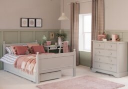 Little Folks Furniture Fargo Small Double Bed and Trundle-Painswick Blue - thumbnail 5