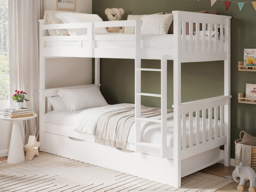 Flair Cypress Detachable Bunk Bed White - thumbnail 4
