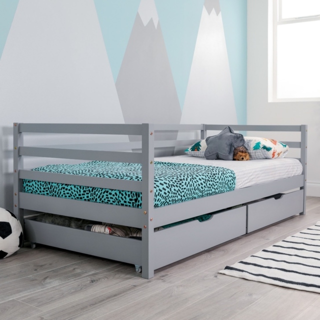 Flair Cloud Single Day Bed Grey
