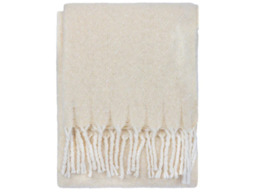 Wylder Isla Woven Tasselled Throw 130 x 180cm / Cream - thumbnail 2