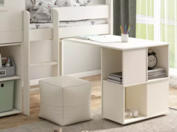 Kids Avenue Ordi Playhouse White Mid Sleeper Treehouse Bed with Desk and Storage - thumbnail 7