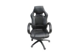 Alphason Daytona Faux Leather Racing Chair-Black and Blue - thumbnail 4