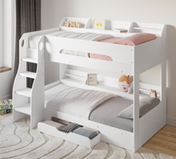 Flair Flick Storage Bunk Bed White