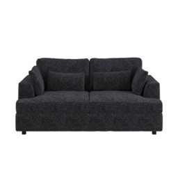 SOLACE+CO Drew 2 Seater Sofa Charcoal Chenille - thumbnail 5