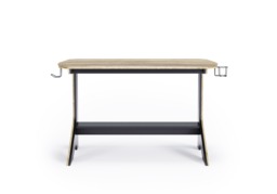 Alphason Jersey Black and Oak Finish Desk With Holders - thumbnail 4