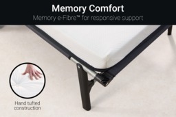 Jay-Be® RM80 Rollaway Folding Bed with Memory Mattress, Single - thumbnail 5