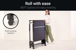 Jay-Be® RM80 Rollaway Folding Bed with Memory Mattress, Single - thumbnail 6