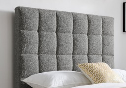 Limelight Starla Boucle Fabric Ottoman Bed Frame-Dove Grey-Kingsize - thumbnail 4