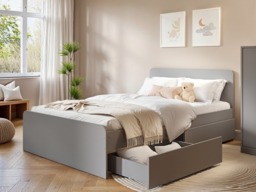 Flair Wizard Small Double Bed Grey - thumbnail 2