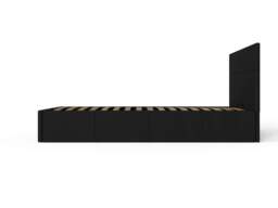 GFW Side Lift Ottoman Storage Bed- Black - Single - thumbnail 6