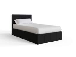 GFW Side Lift Ottoman Storage Bed- Black - Single - thumbnail 4