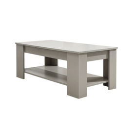 GFW Lift Up Coffee Table Grey - thumbnail 1