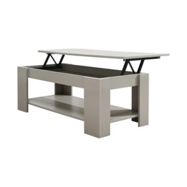 GFW Lift Up Coffee Table Grey - thumbnail 2