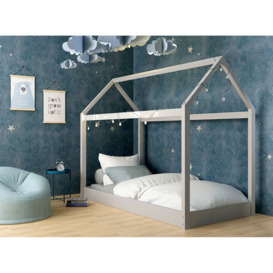 LPD Hickory Single Bed Frame Grey