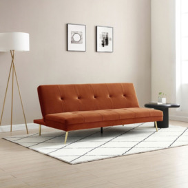 Kendal Sofa Bed Orange - thumbnail 2
