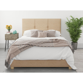Aspire Caine Ottoman Bed Firenza Velour Champagne SuperKing - thumbnail 1